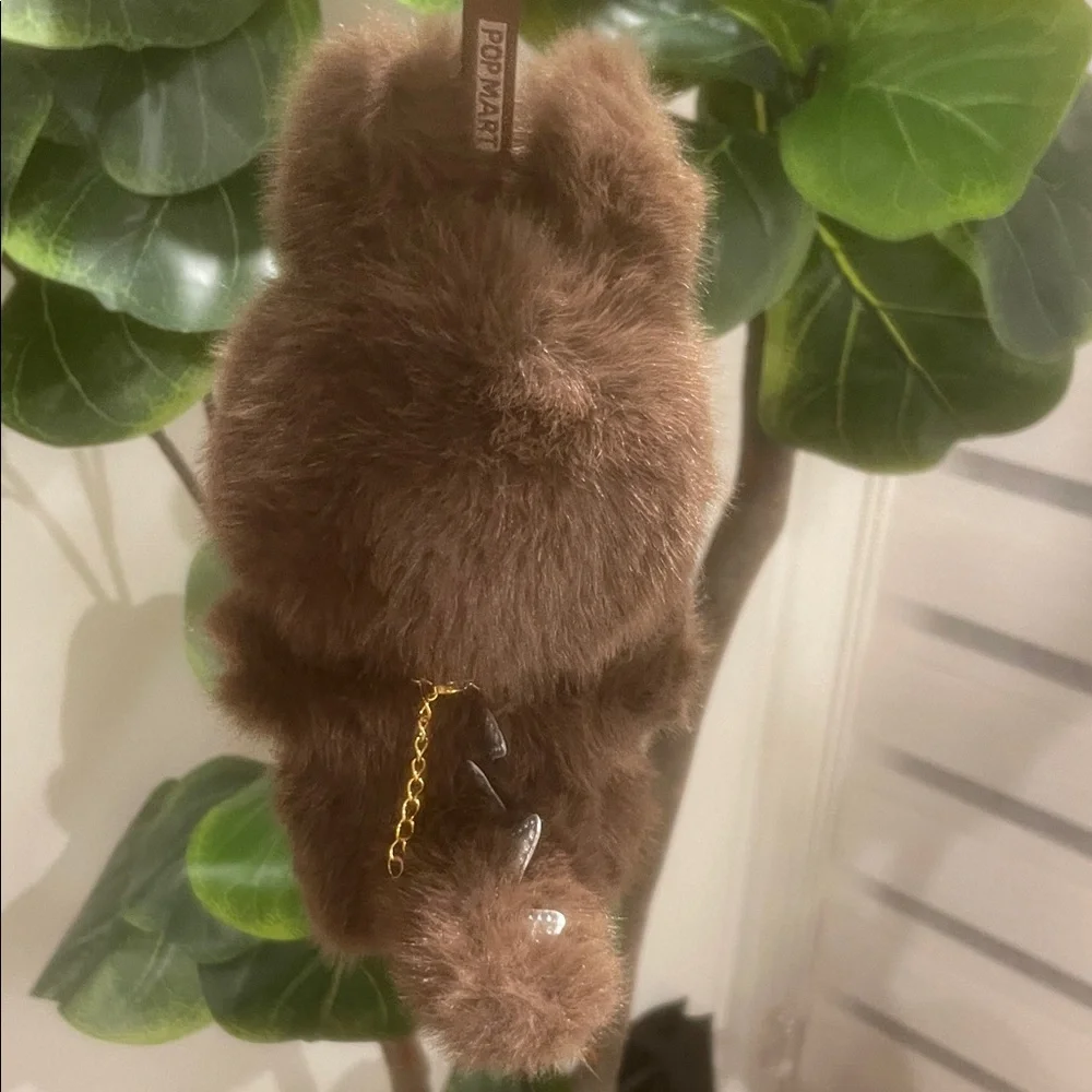 CUSTOM made brown zimomo plush keychain - Picture 4 of 9